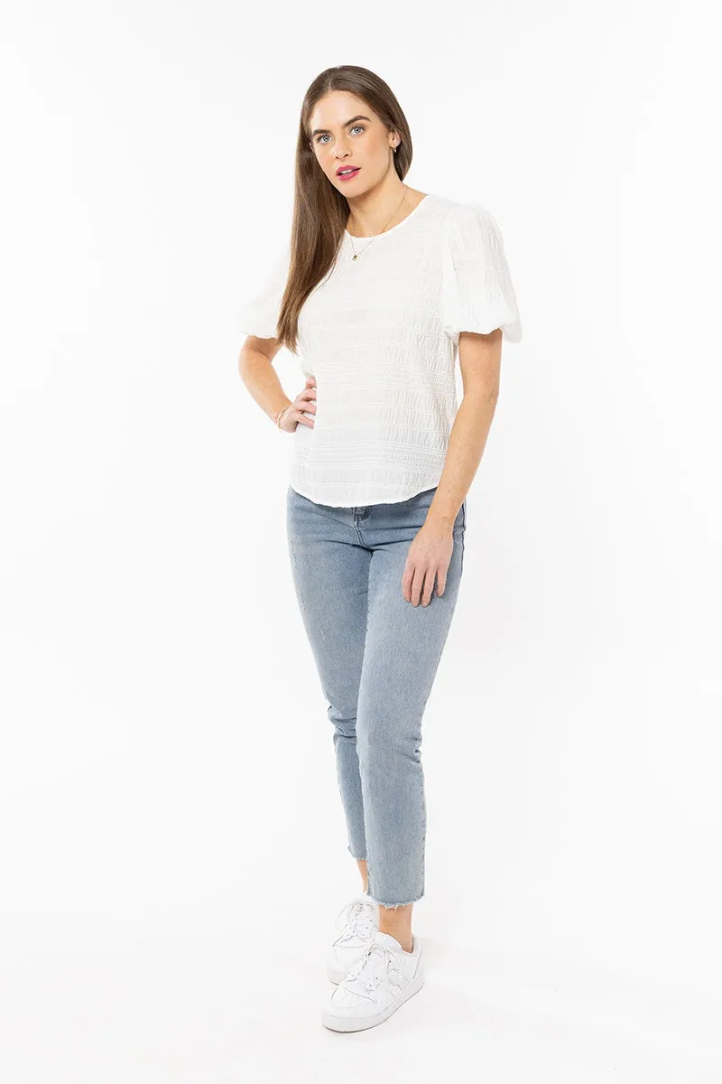 Seeking Lola - Carefree Top - White