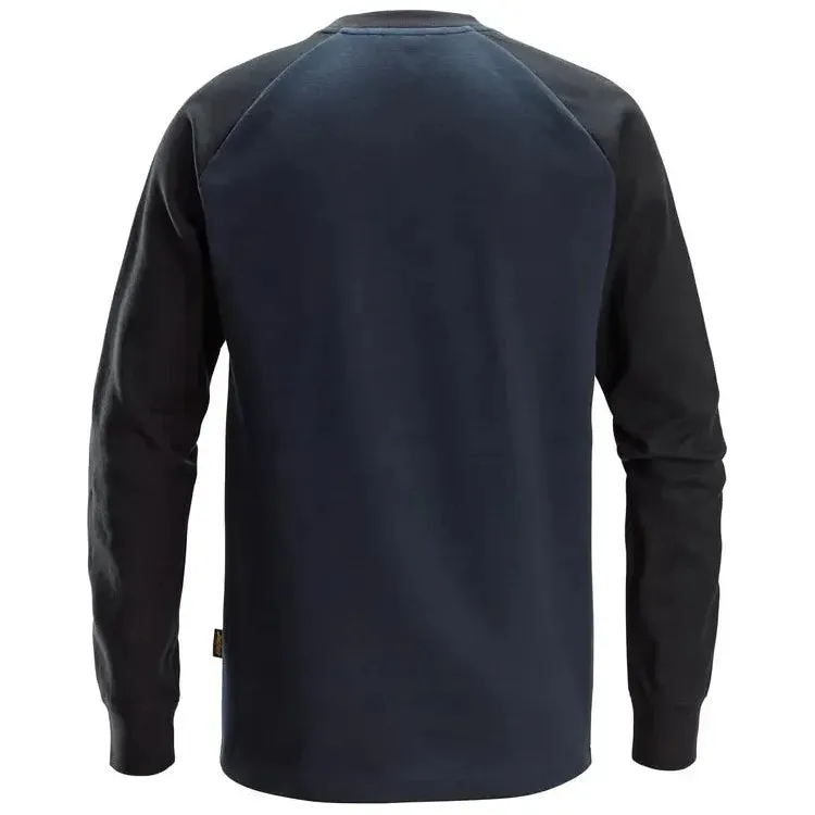 Snickers 2840 Two Coloured Sweatshirt Navy/Black