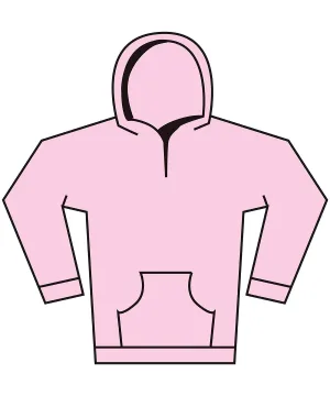 Softstyle midweight fleece youth hoodie | Light Pink