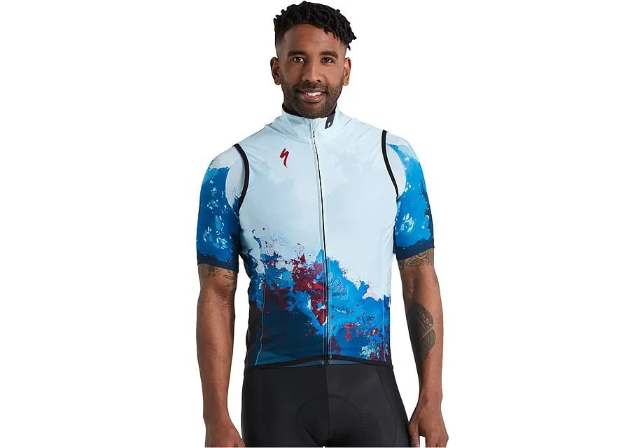 Specialized Men's In Layers Deflect SL Vest WHT/BLU