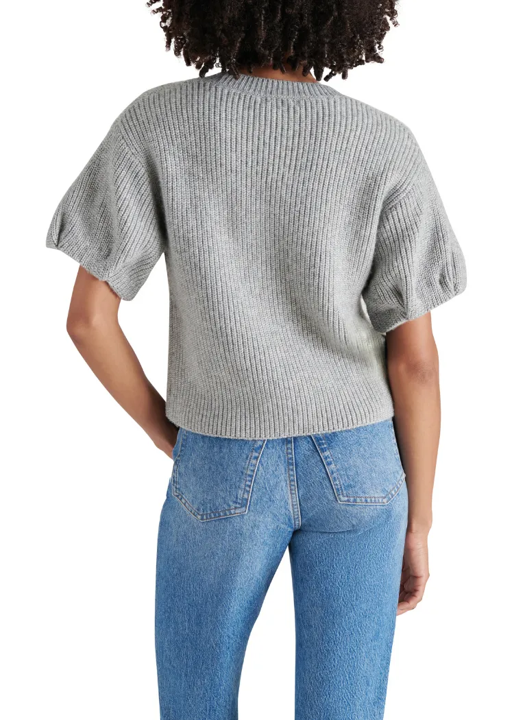 Steve Madden Jadey Sweater- Heather Grey