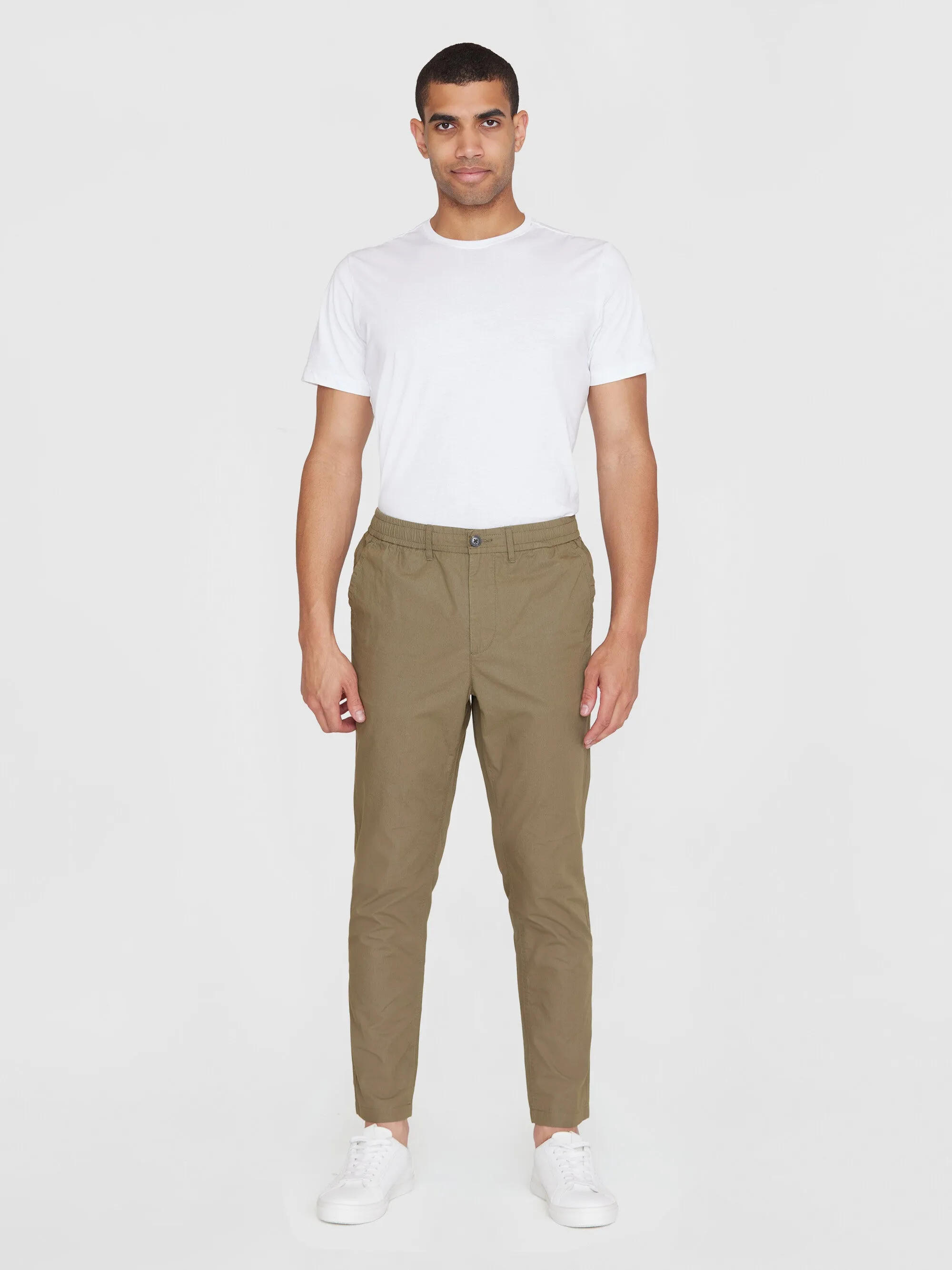 TIM Organic Cotton Pant GOTS/Vegan - Burned Olive