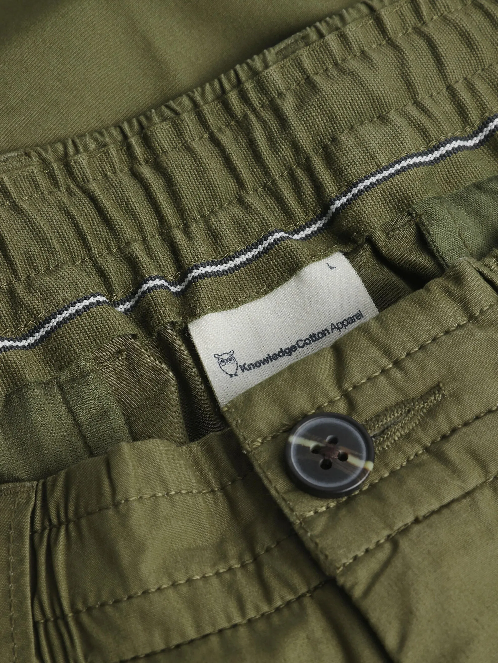 TIM Organic Cotton Pant GOTS/Vegan - Burned Olive