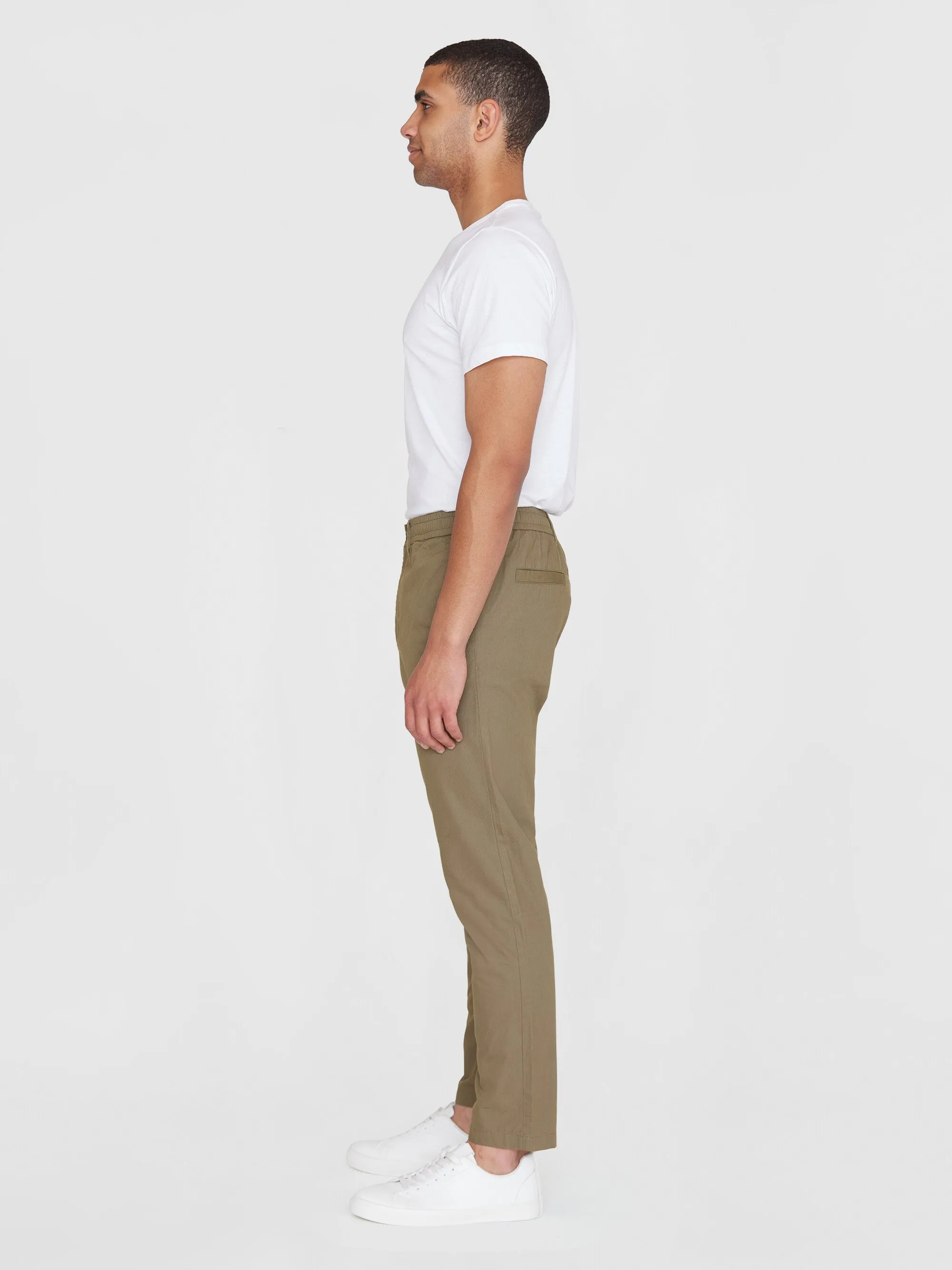 TIM Organic Cotton Pant GOTS/Vegan - Burned Olive