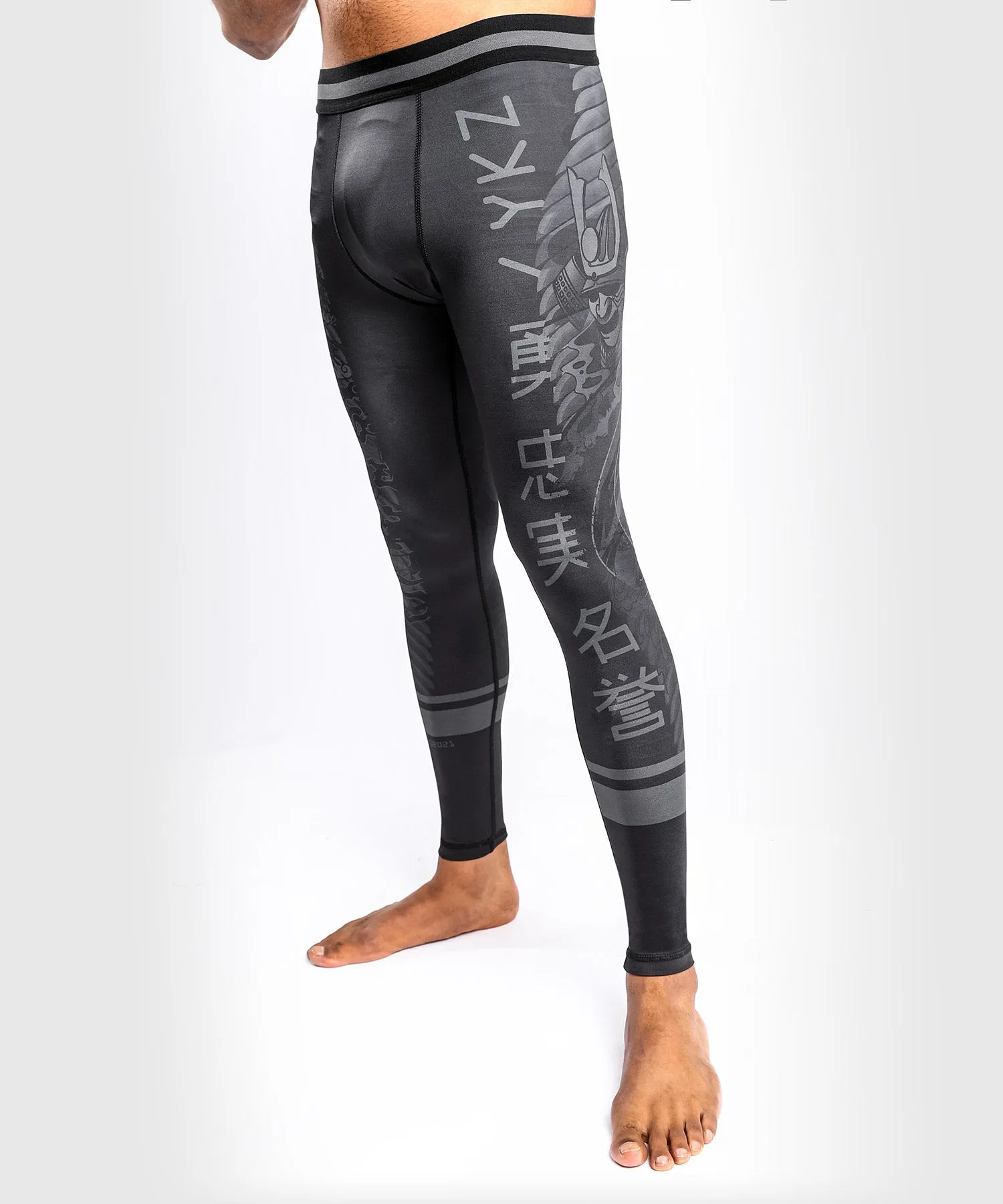 Venum YKZ21 Compression Tights – Black/Black