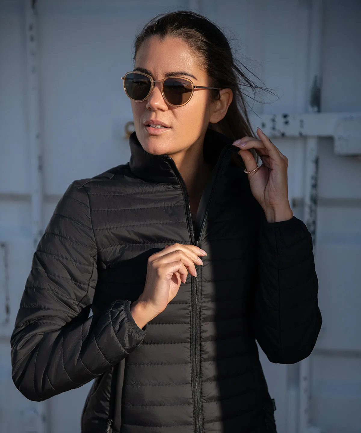 Womens Olympia  comfortable puffer jacket | Navy