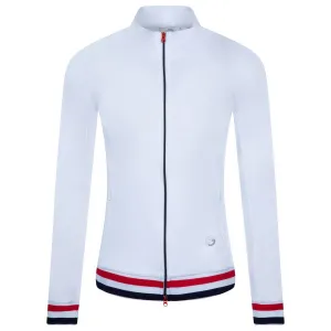 Womens Slim Fit America Full Zip Layering White - SS23