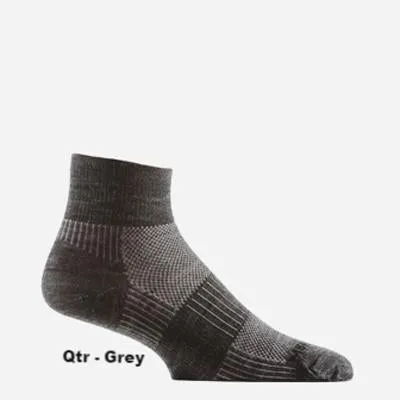 Wrightsock Merino Coolmesh II Quarter Sock