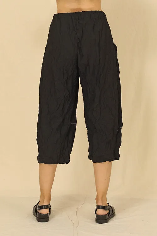 Zelda Black Parachute Pant